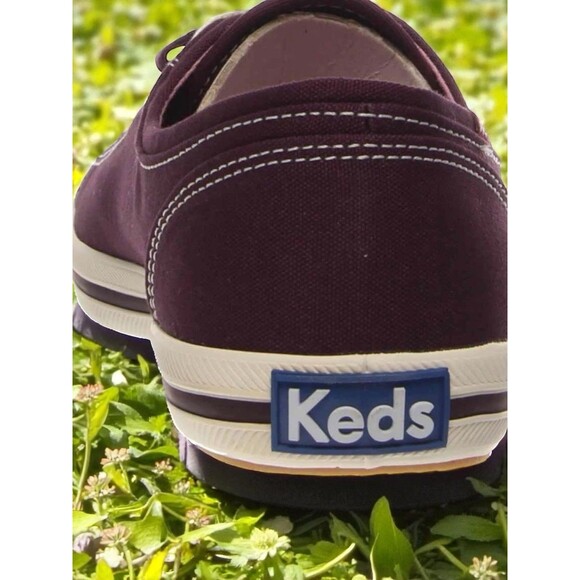 Keds Women's Rally Seasonal Solid Oxford Plum Purple New Gift Sz 6.5 Medium - Picture 10 of 11